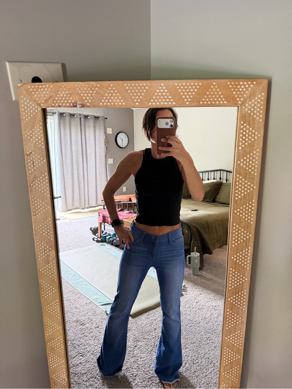 Fashion Nova Flare stretch jeans size 5/27